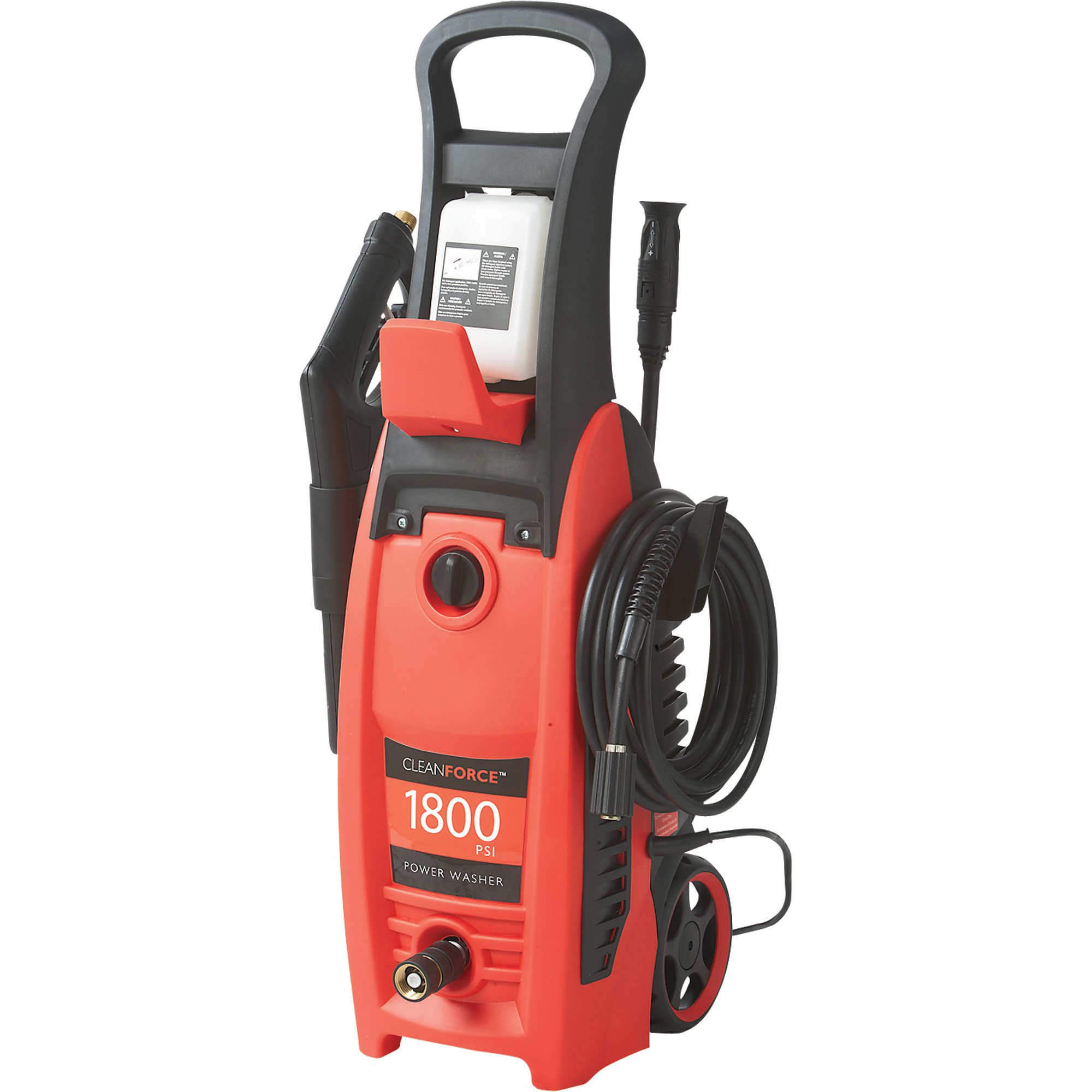 Cleanforce Electric Pressure Washer — 1800 PSI, 1.5 GPM, Model# CF1800